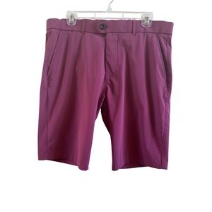 Grayson Men's Size 34 Golf Athletic Shorts Maroon 10 Inch Inseam Stretchy